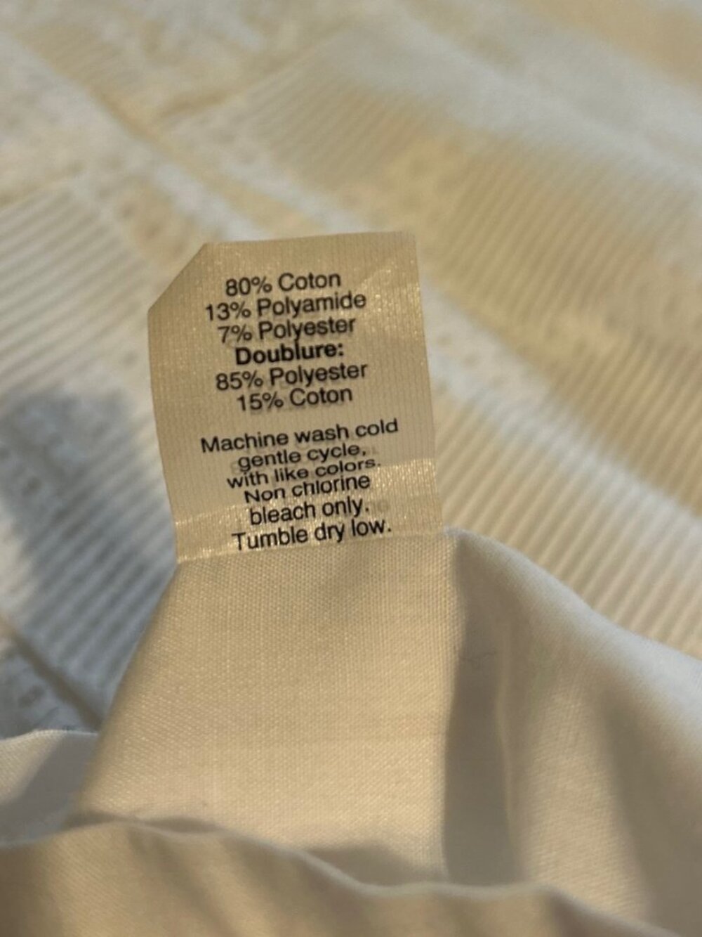 J. Crew Size 6 White Jacquard Cotton Pleated Sleeveless Dress - Picture 9 of 9